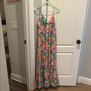 Colorful Floral Maxi Dress